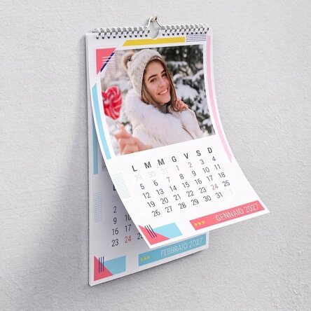 Calendario personalizzato con foto - Multicolore
