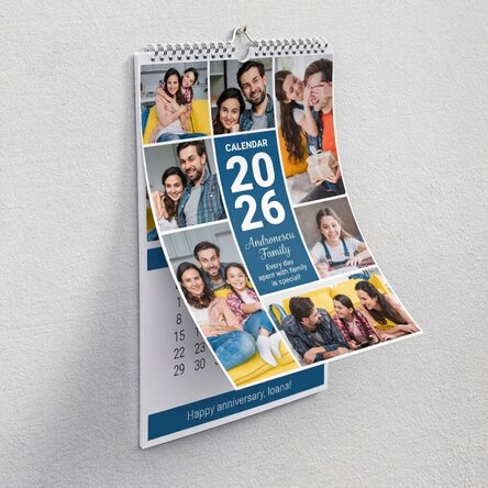 Calendario personalizzato con foto e messaggio - Momenti insieme