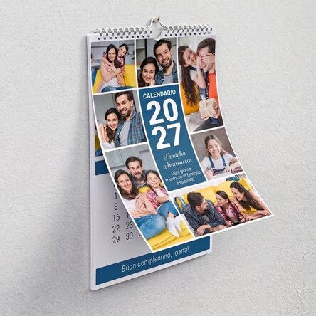 Calendario personalizzato con foto e messaggio - Momenti insieme