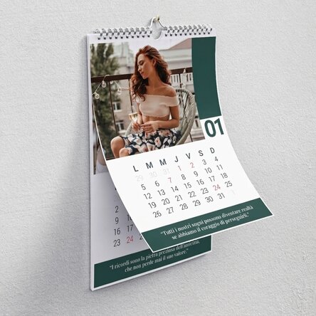 Calendario personalizzato con foto e messaggi - Giorni speciali
