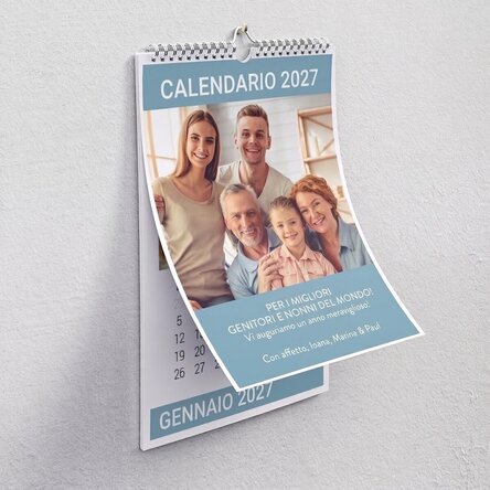 Calendario personalizzato con foto per i propri cari