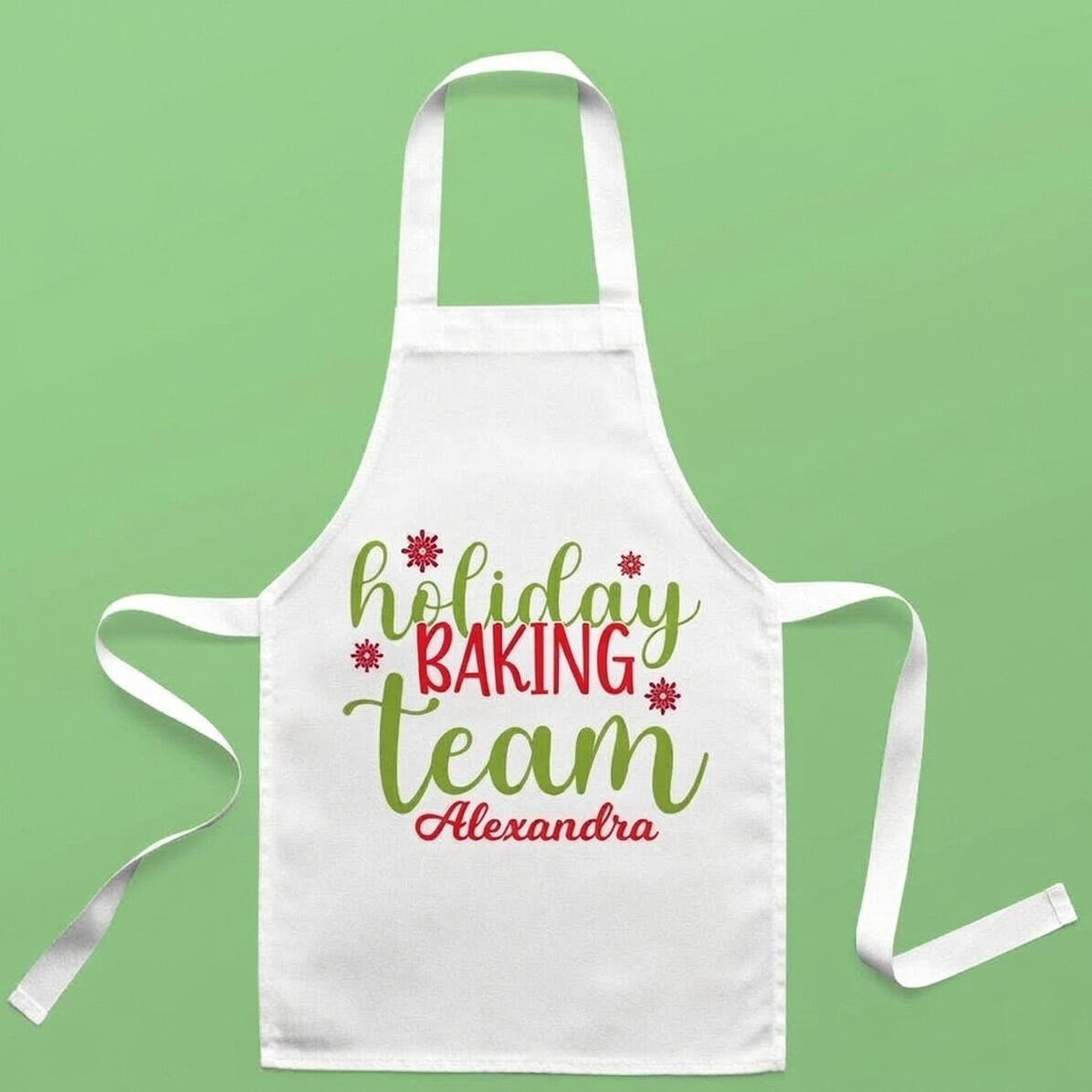 Saccapasta personalizzata per bambini con scritta - Holiday baking team