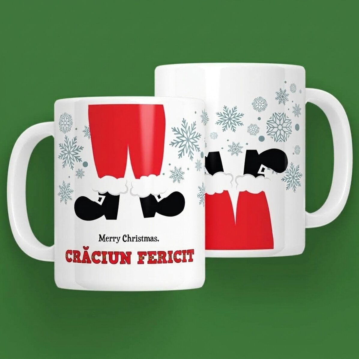 Tazza personalizzata con messaggio - Babbo Natale