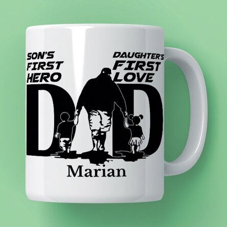 Personalised mug with text - Dad