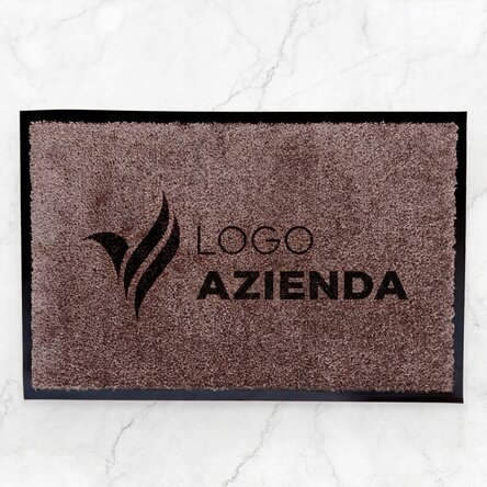 Tappetino d'ingresso per interni personalizzato con logo