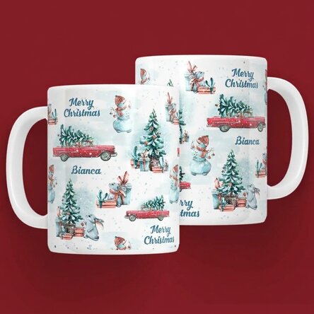 Tazza personalizzata con scritta - Merry Christmas