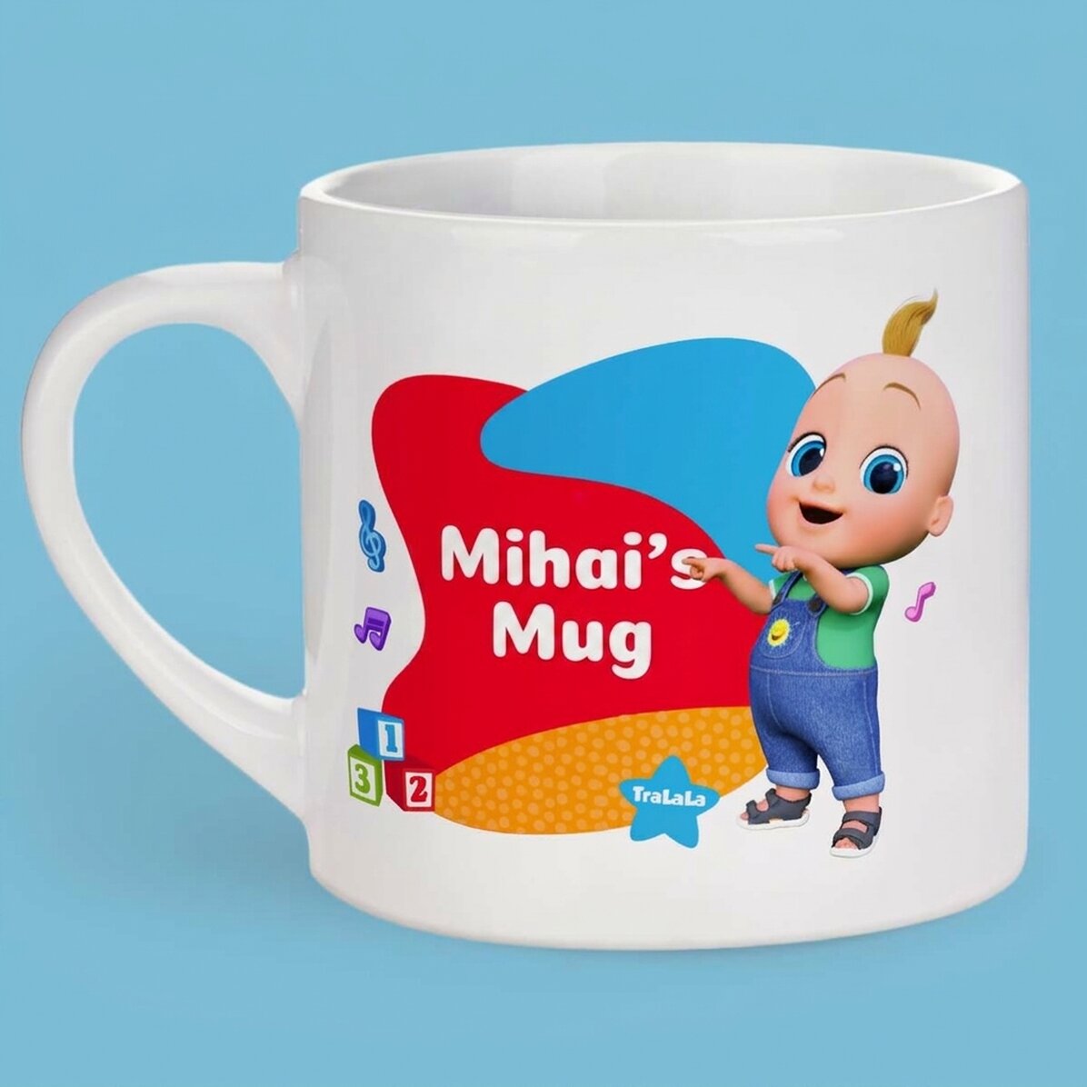 Tazza personalizzata per bambini con scritta - TraLaLa