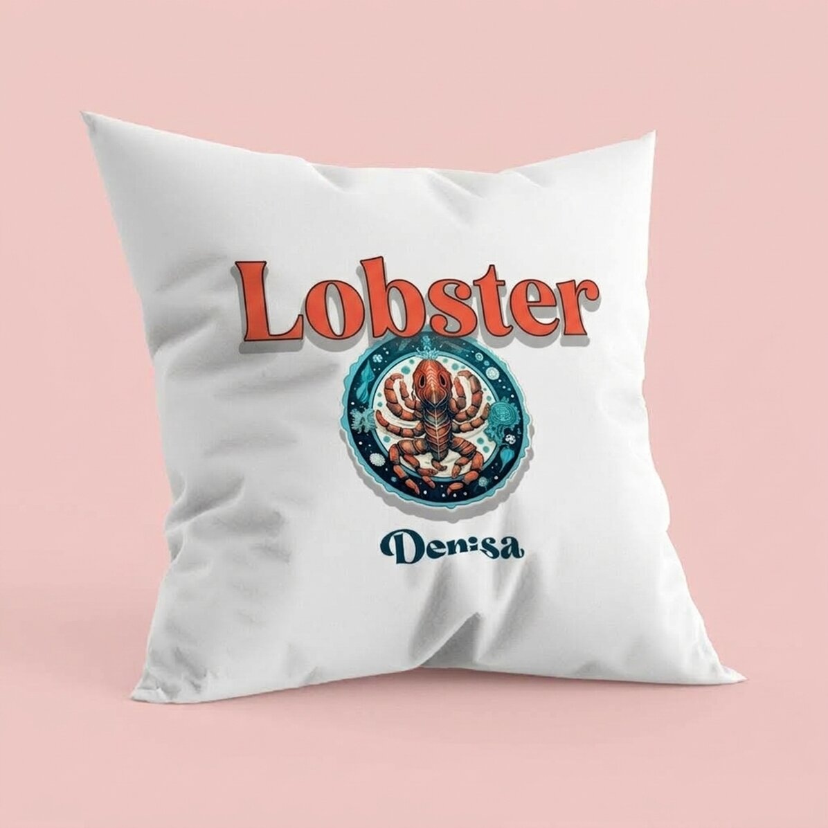Cuscino personalizzato con nome e segno zodiacale - Scorpione