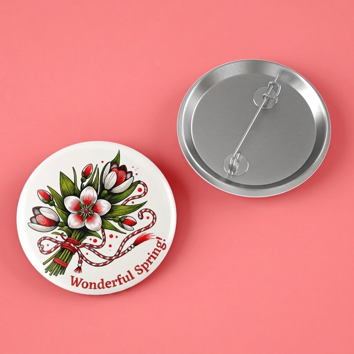 Spilla personalizzata con testo originale