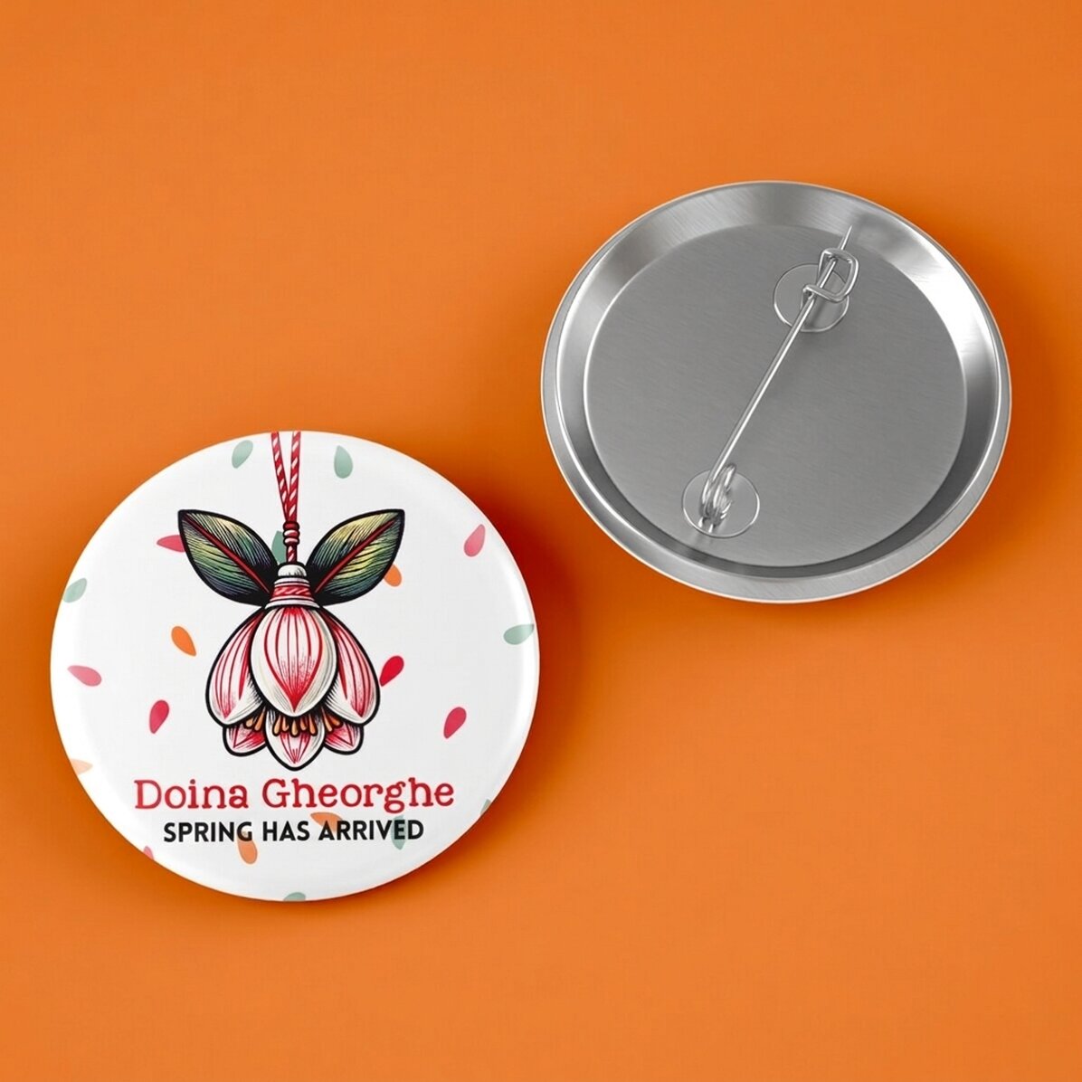 Distintivo personalizzato con scritta - Ghiocel