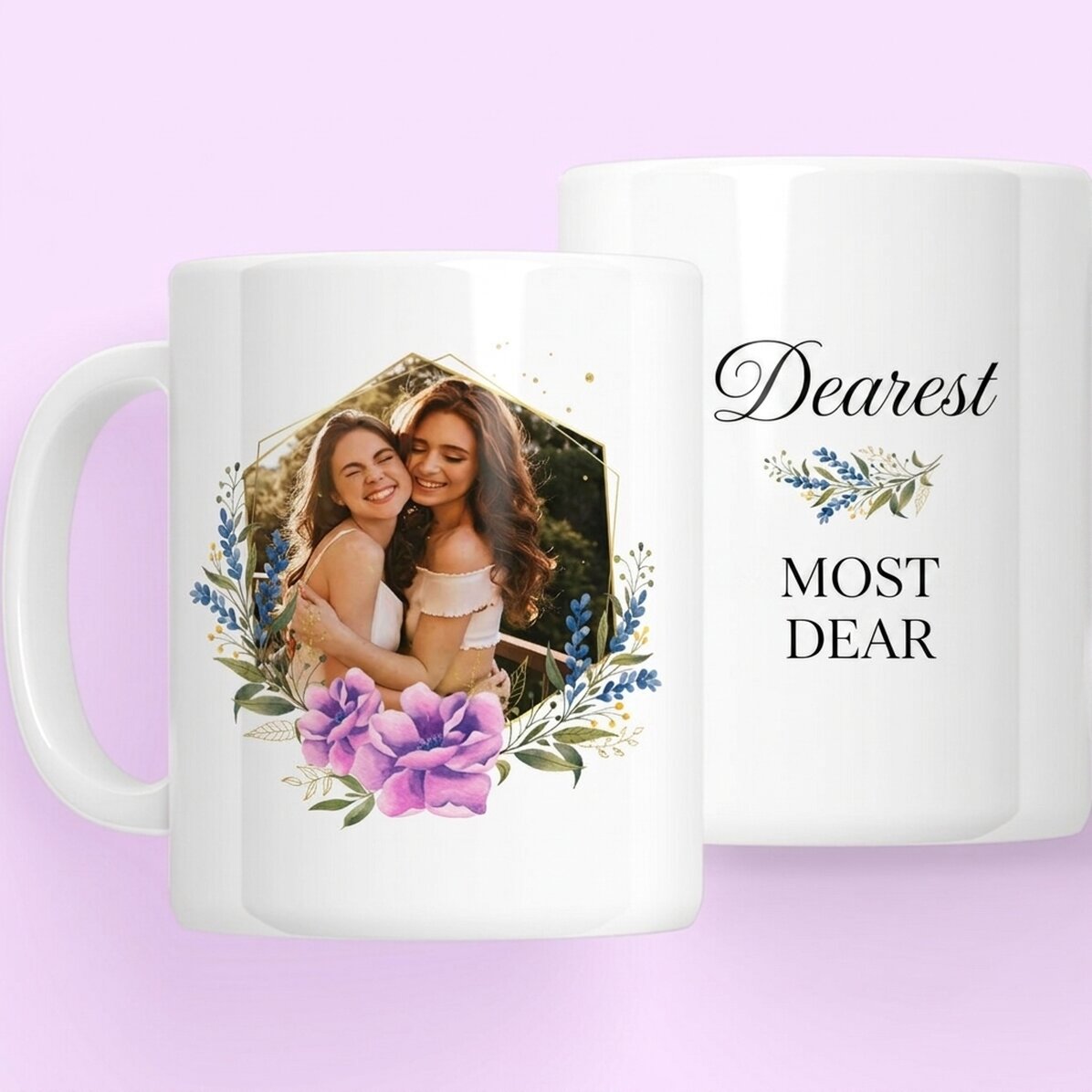 Tazza personalizzata con foto e messaggio - La più cara