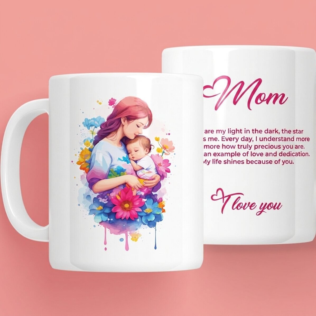 Tazza personalizzata con scritta - Lovely mother