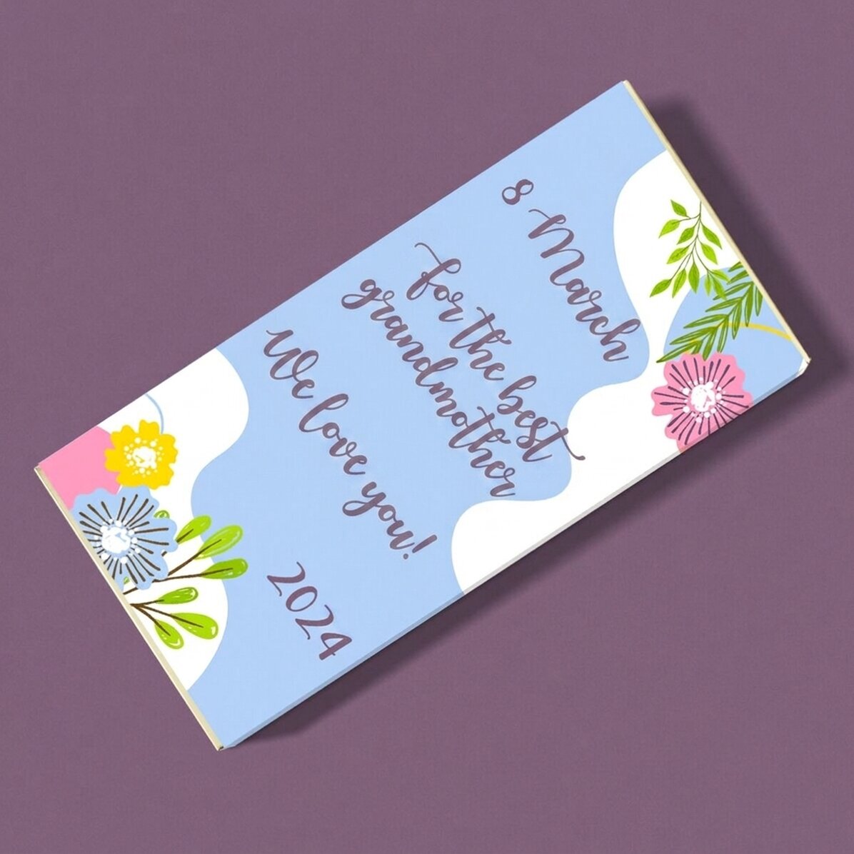 Cioccolato personalizzato con scritta - Happiness