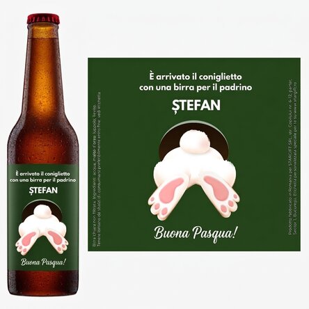 Birra personalizzata con messaggio - Da Iepuras