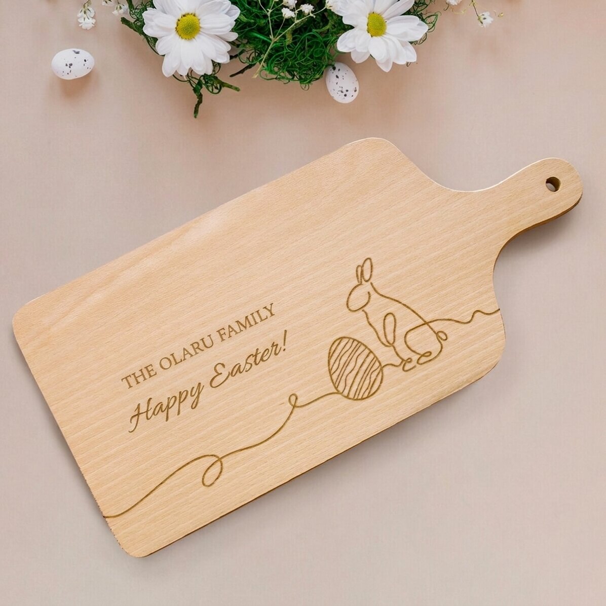 Tagliaverdure personalizzato con scritta - Buona Pasqua