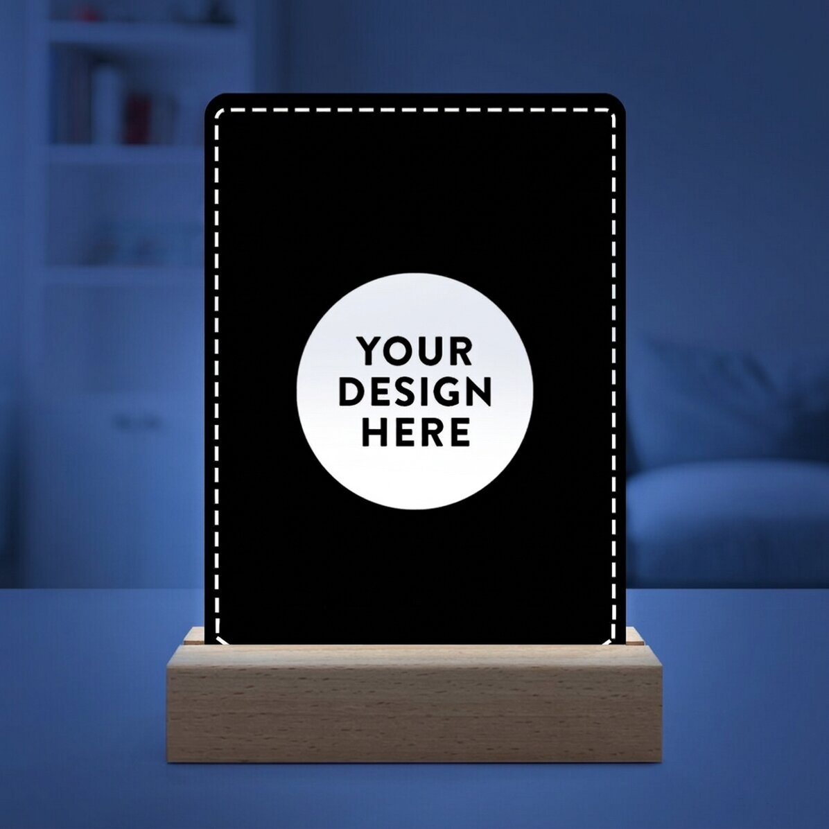 Lampada da comodino a LED personalizzata con la tua grafica
