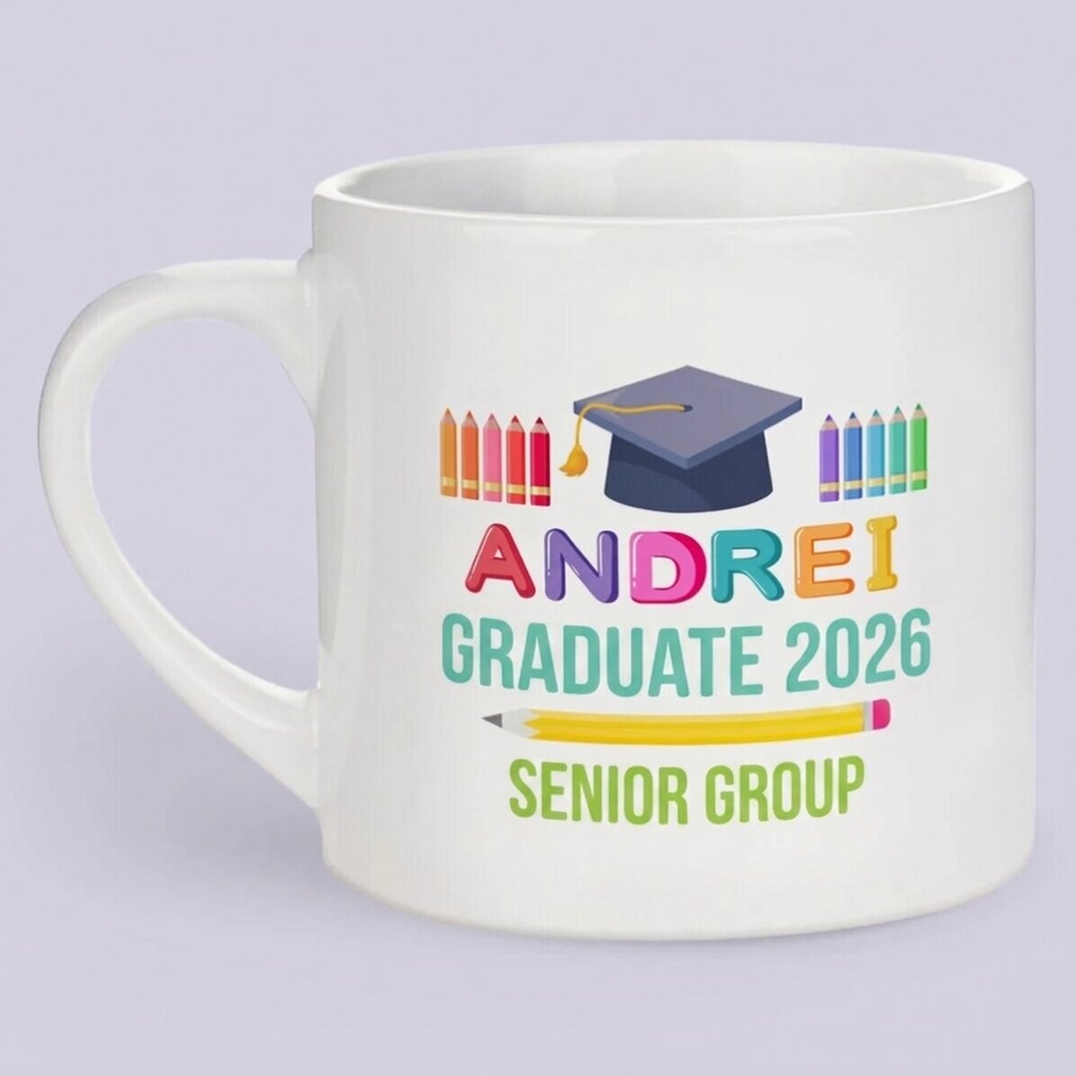 Tazza personalizzata con messaggio per bambini - Laurea