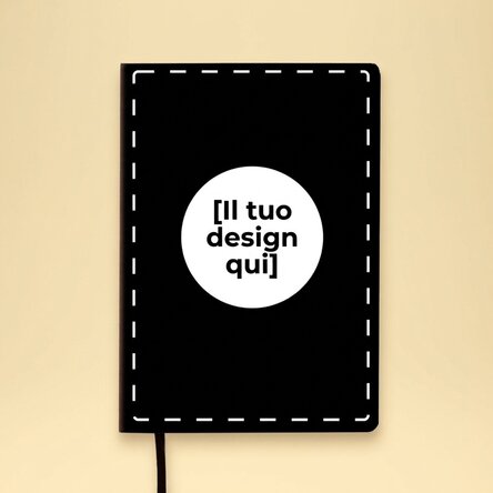 Agenda in pelle personalizzata a colori con la tua grafica