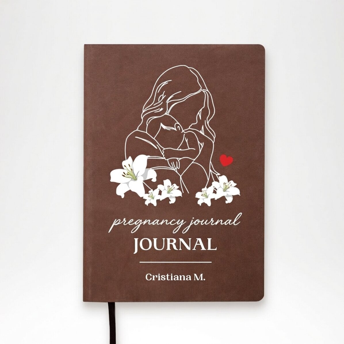 Agenda personalizzata con testo - Diario della gravidanza