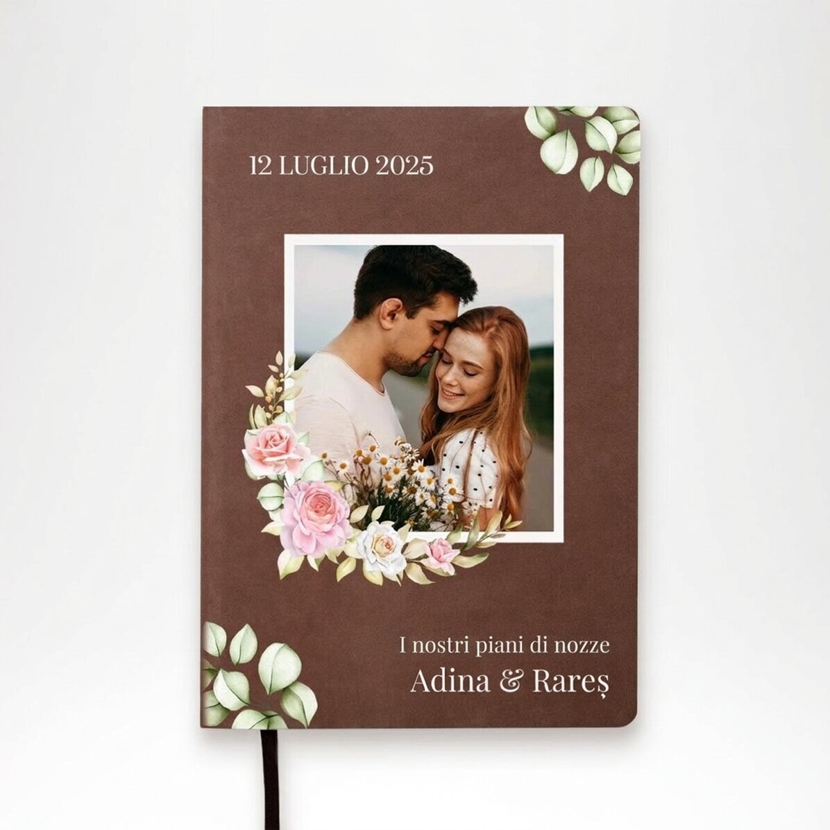 Agenda personalizzata con testo - Organizzazione del matrimonio