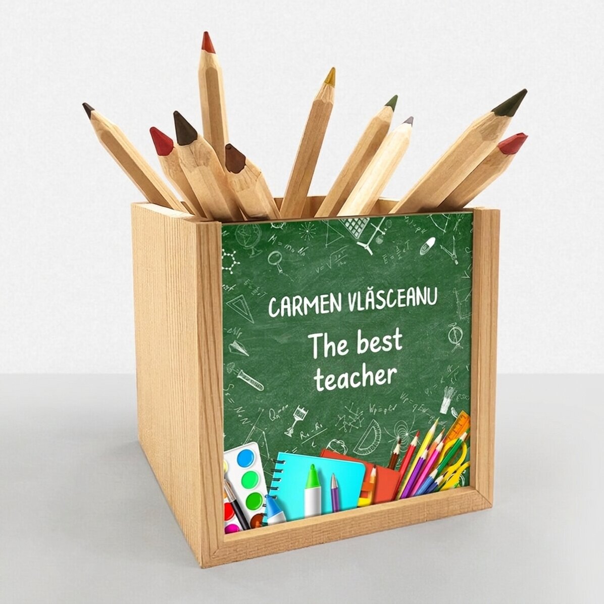 Portamatite personalizzato con scritta - Teacher