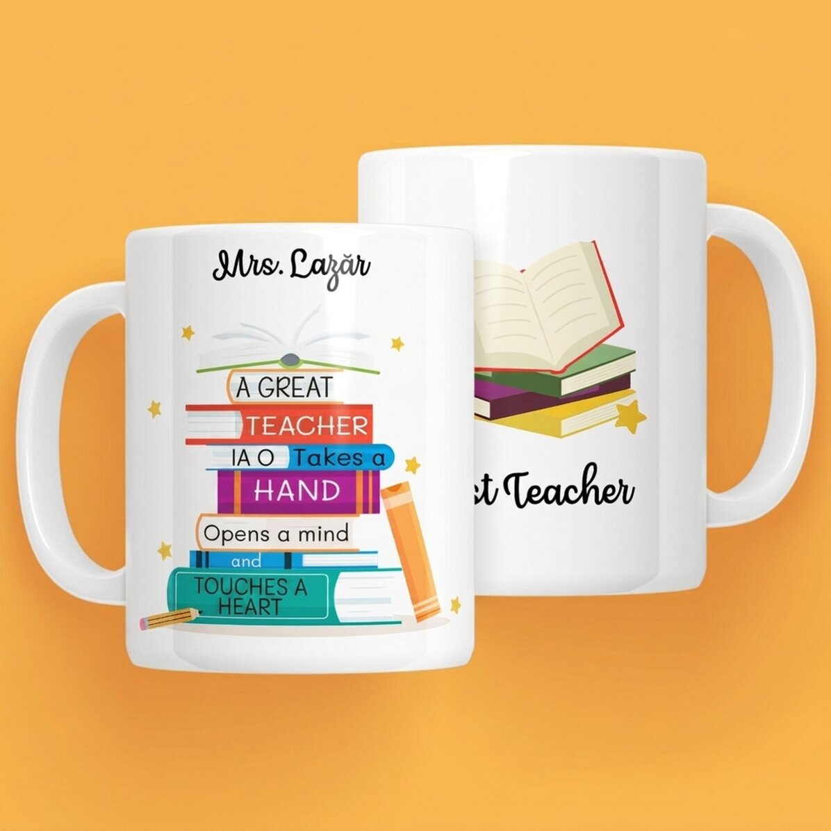 Tazza personalizzata con messaggio - Books