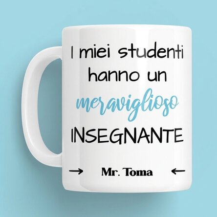 Tazza personalizzata con messaggio - Awesome