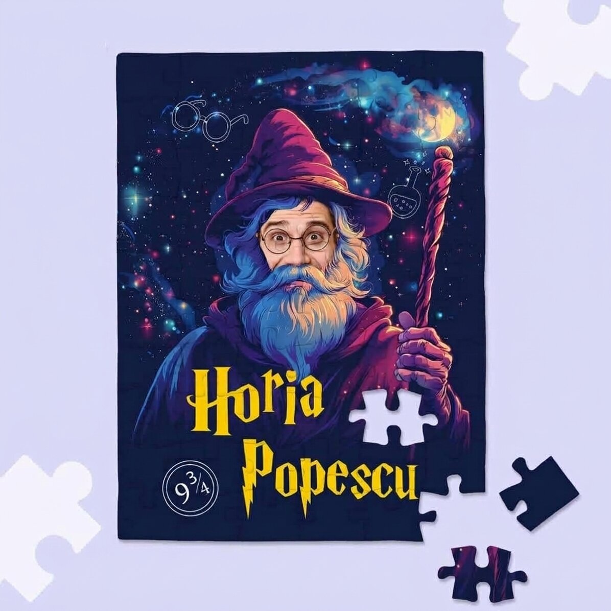 Puzzle personalizzato con foto e testo - Wizard