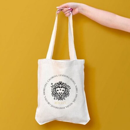 Borsa personalizzata con scritta - Segno zodiacale Leone