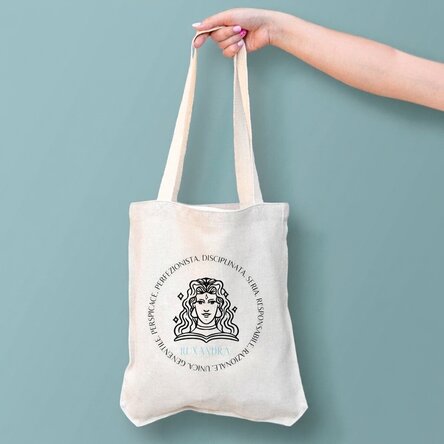 Borsa personalizzata con scritta - Segno zodiacale Vergine