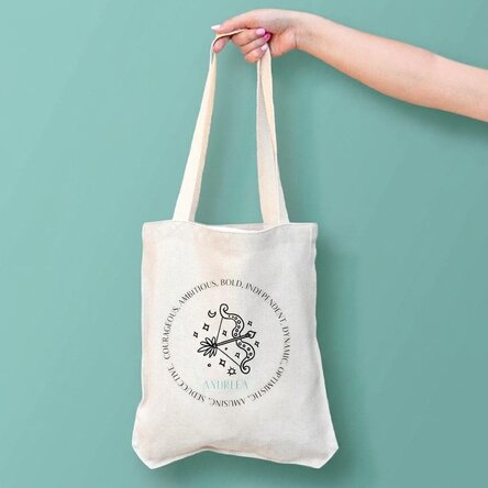 Borsa personalizzata con scritta - Segno zodiacale: Sagittario