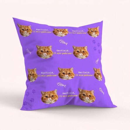 Cuscino personalizzato con 10 foto fronte-retro - Cat