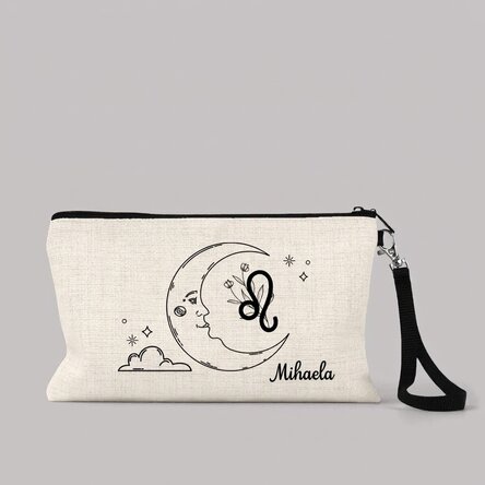 Kit trucco personalizzato con scritta - Segno zodiacale Leone