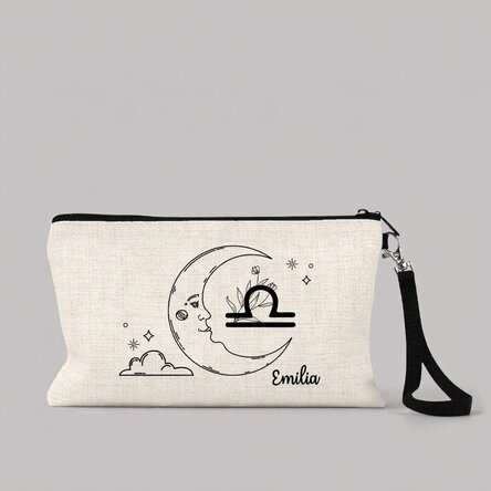 Kit trucco personalizzato con scritta - Segno zodiacale Bilancia