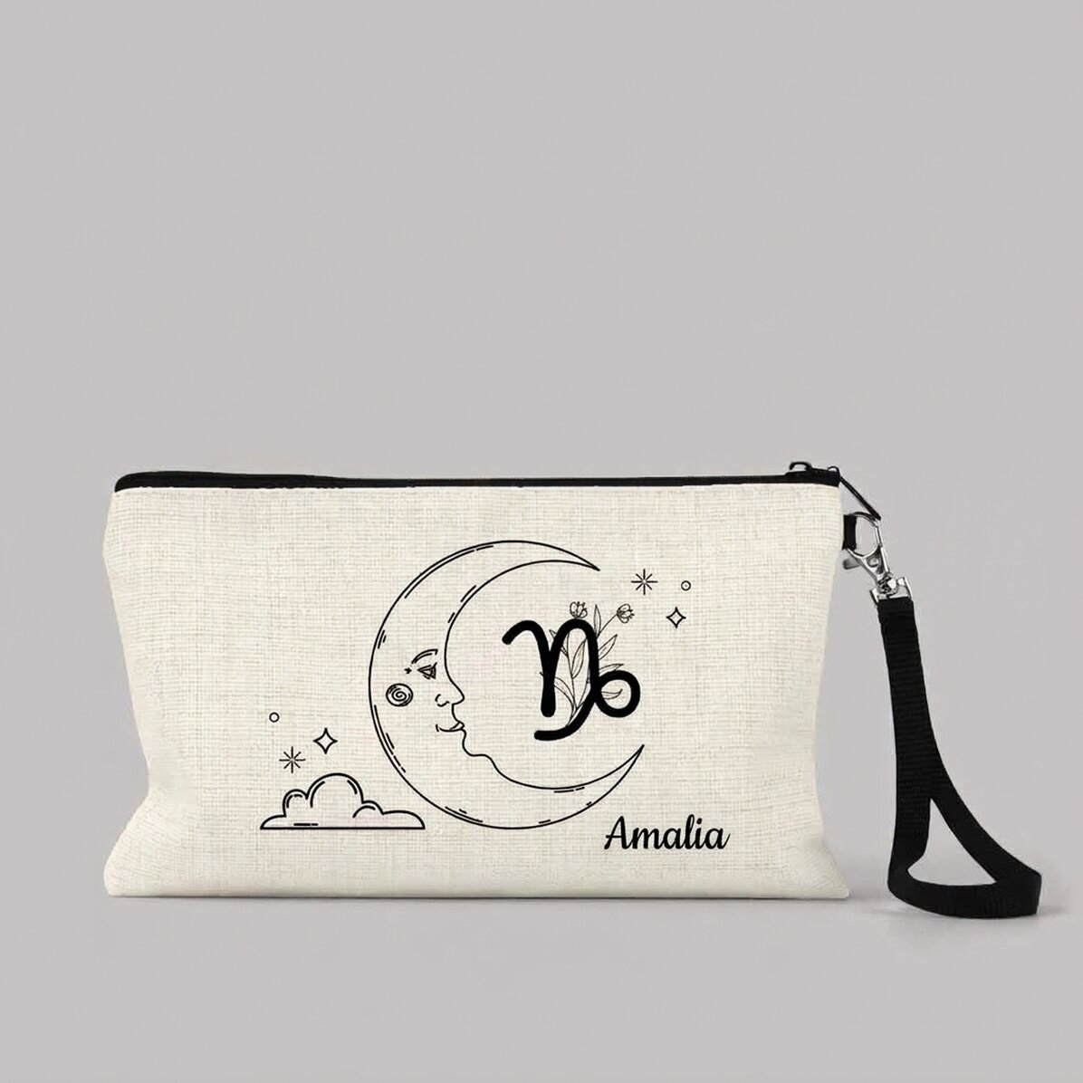 Kit trucco personalizzato con scritta - Segno zodiacale Capricorno