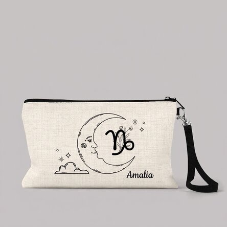 Kit trucco personalizzato con scritta - Segno zodiacale Capricorno