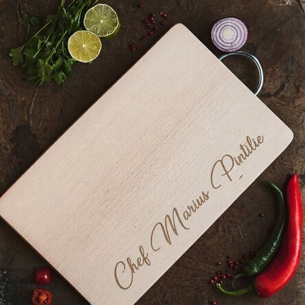 Tagliere personalizzato - Firma