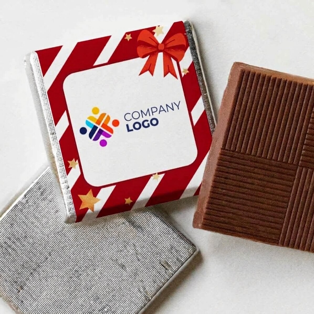 Mini cioccolatino personalizzato con logo - Natale