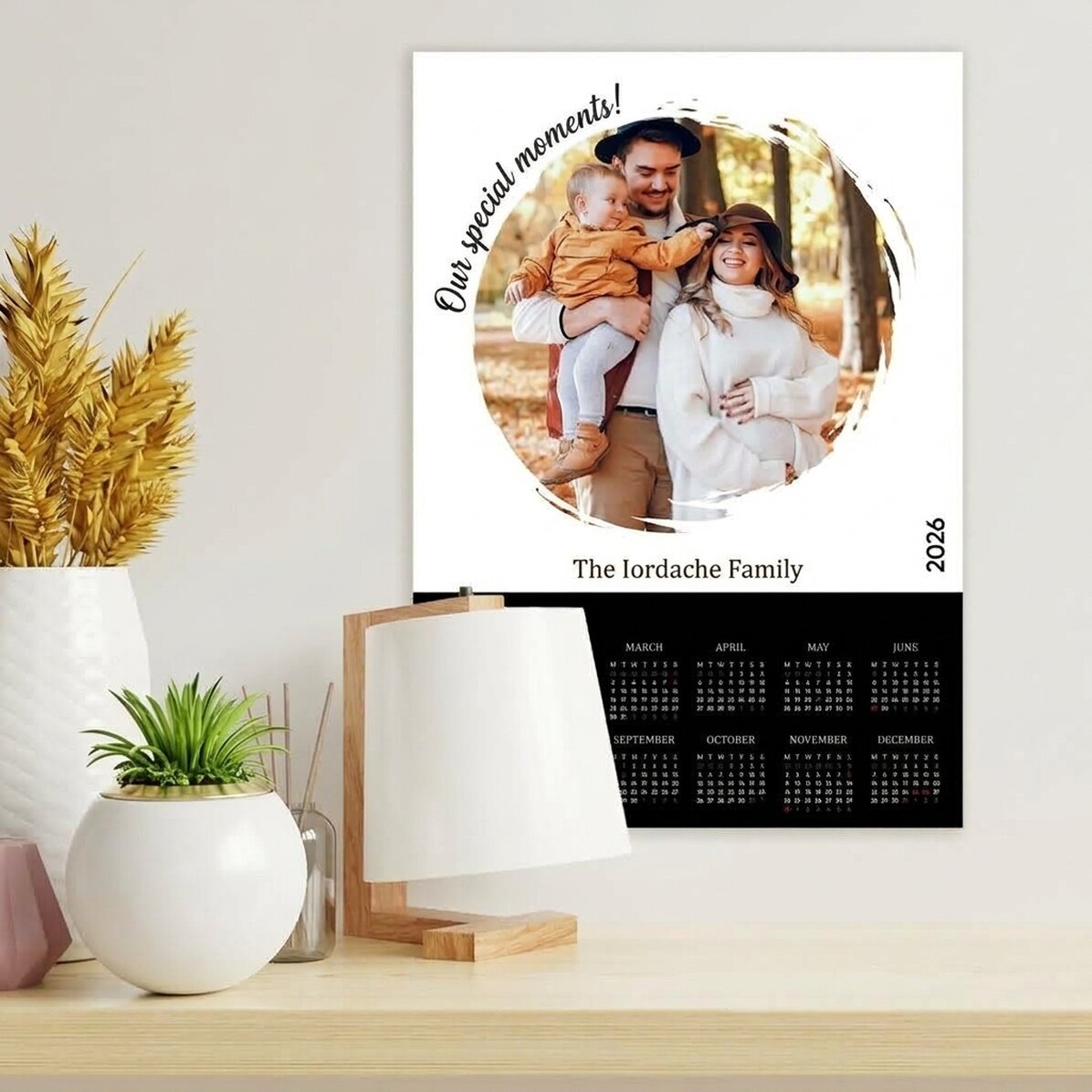 Calendario personalizzato con foto e messaggio - I nostri momenti speciali!