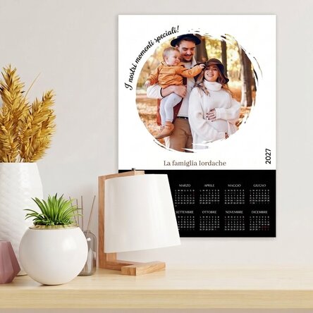 Calendario personalizzato con foto e messaggio - I nostri momenti speciali!