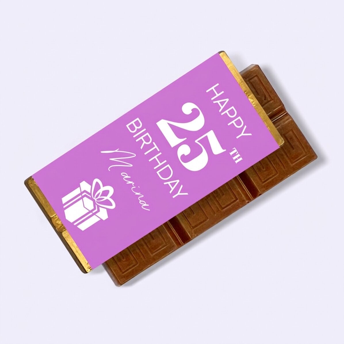 Mini tavoletta di cioccolato personalizzata con messaggio - Buon compleanno