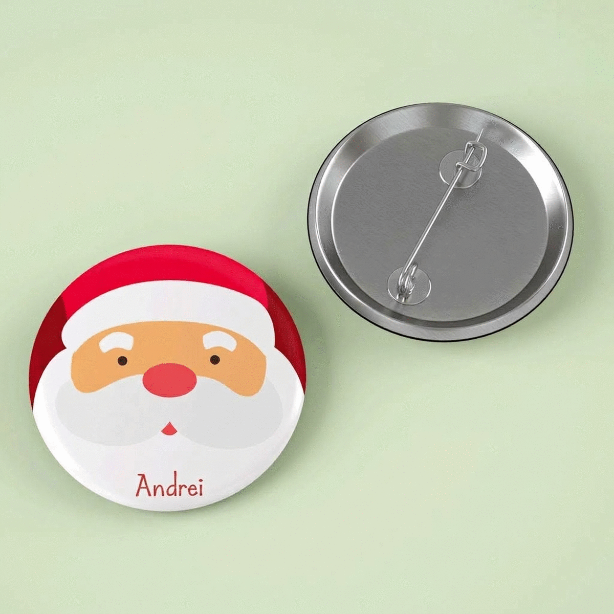Spilla personalizzata con nome - Natale
