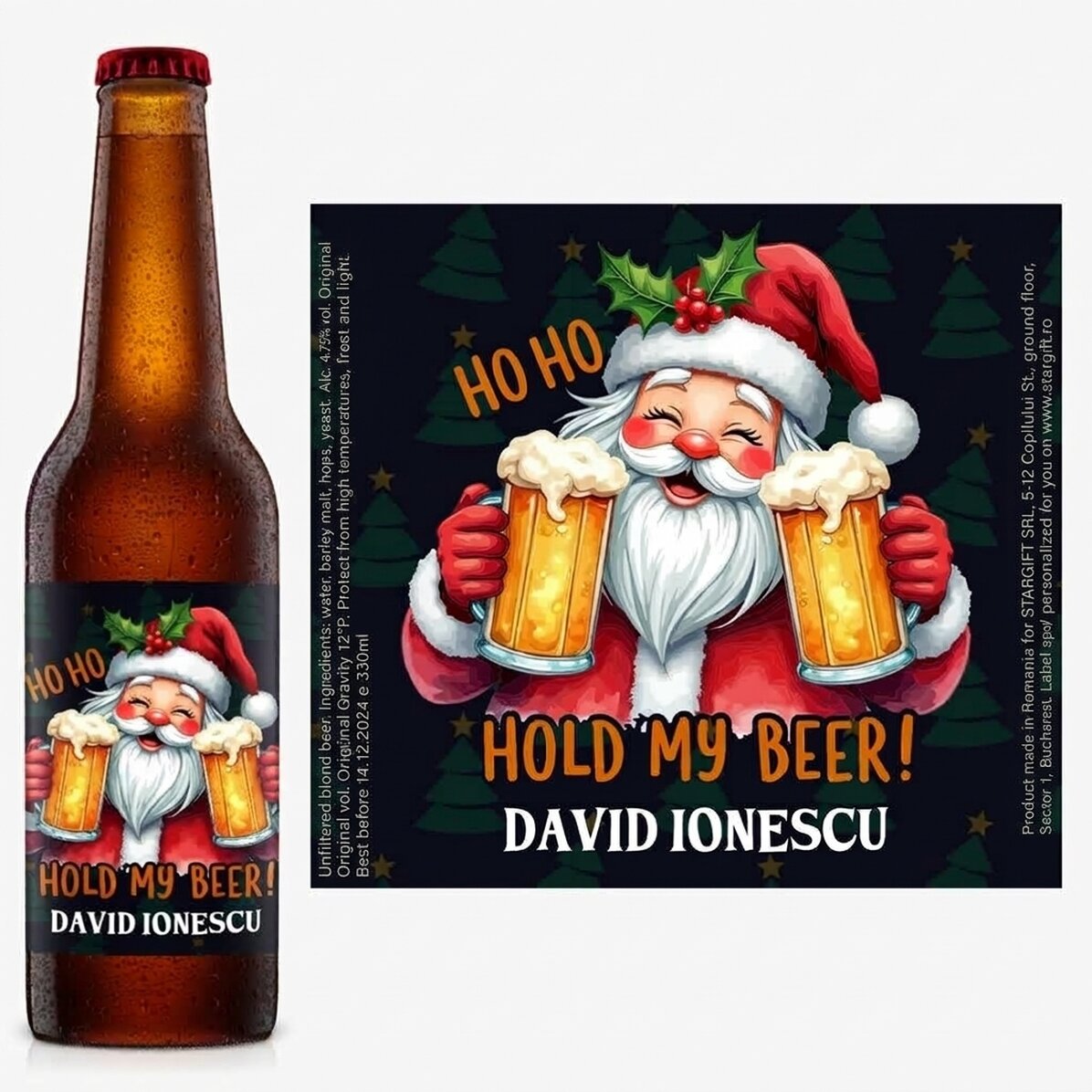 Birra personalizzata con nome - Hold my beer