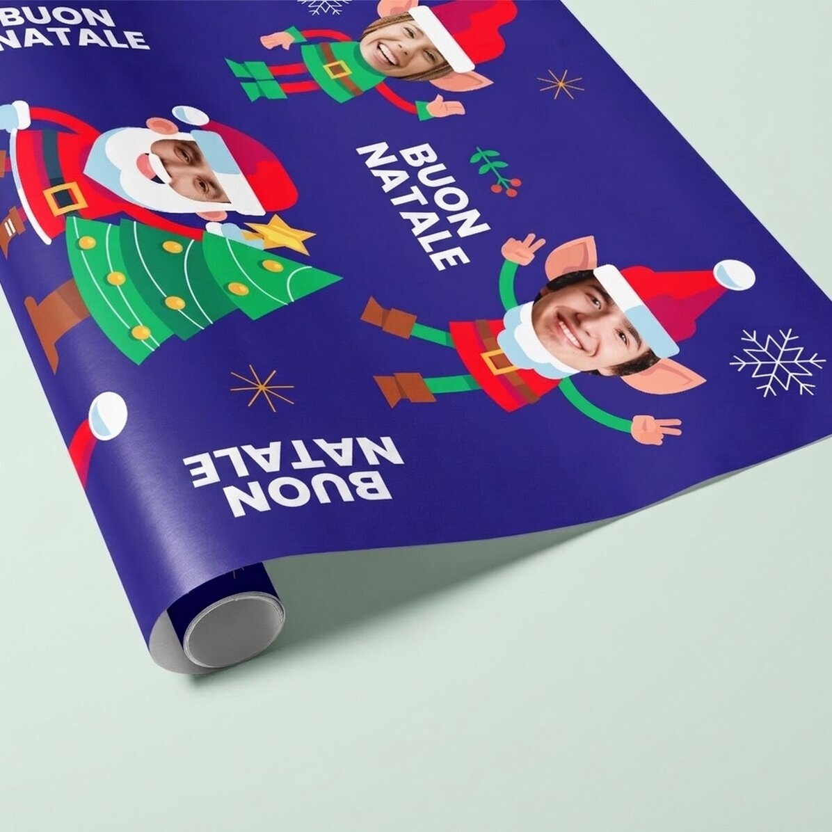 Carta da regalo personalizzata con 5 foto - Funny Christmas