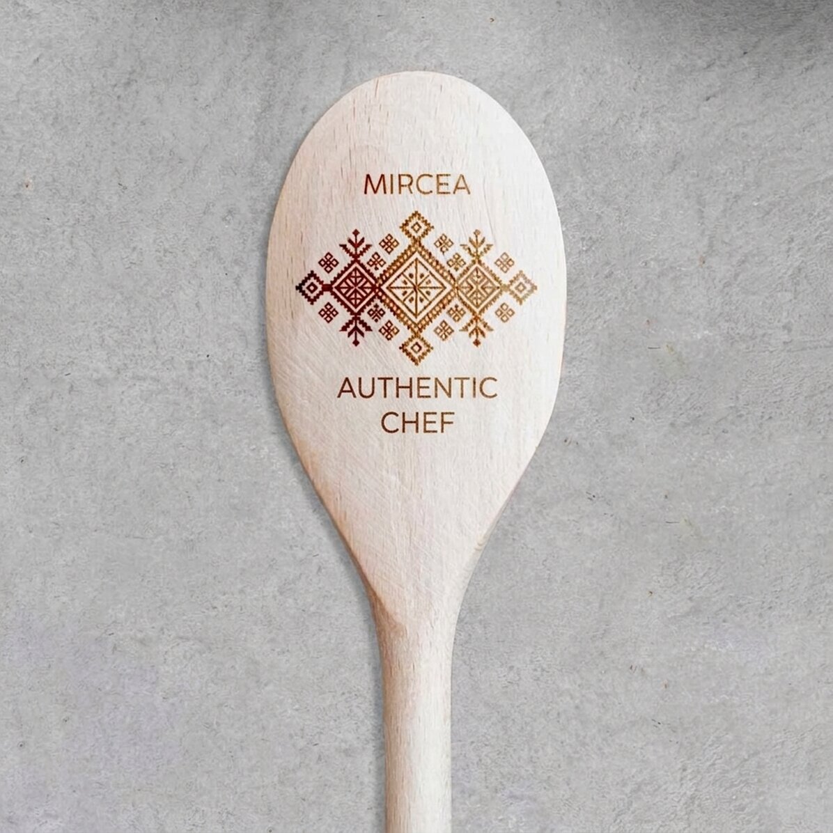 Cucchiaio di legno personalizzato - Cuoco autentico