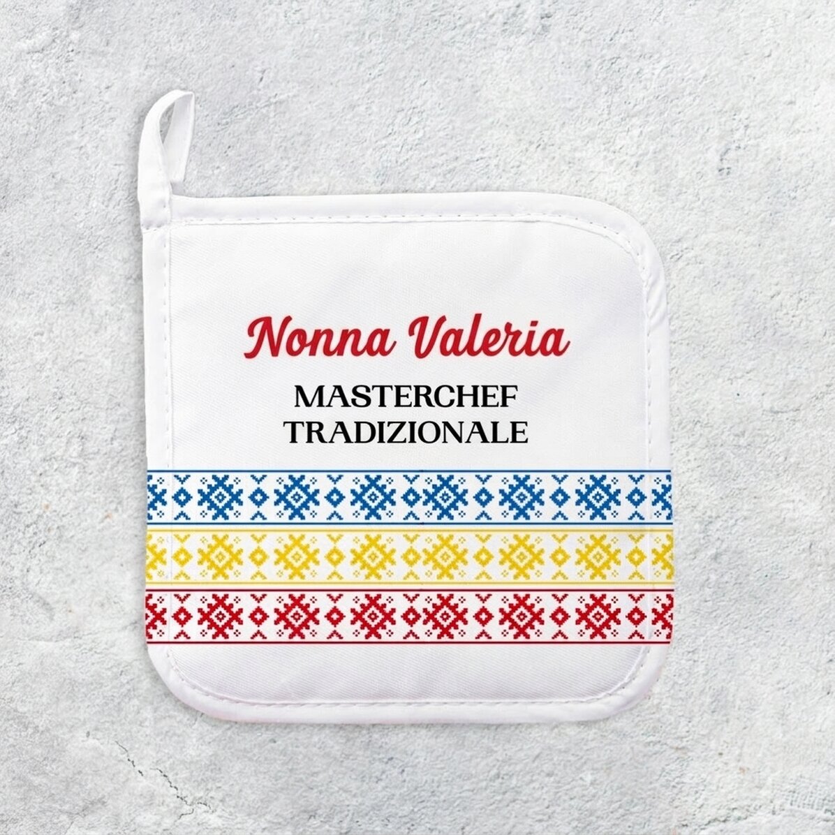 Supporto per pentola calda personalizzato con scritta - Masterchef tradizionale