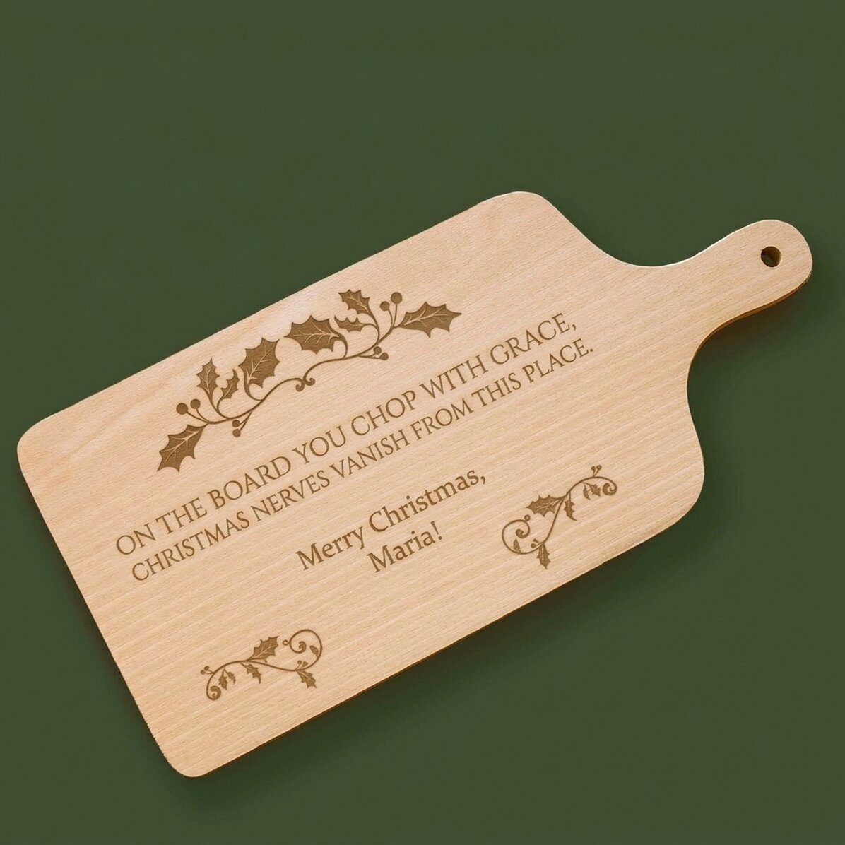 Tagliaverdure personalizzato con scritta - Buon Natale!