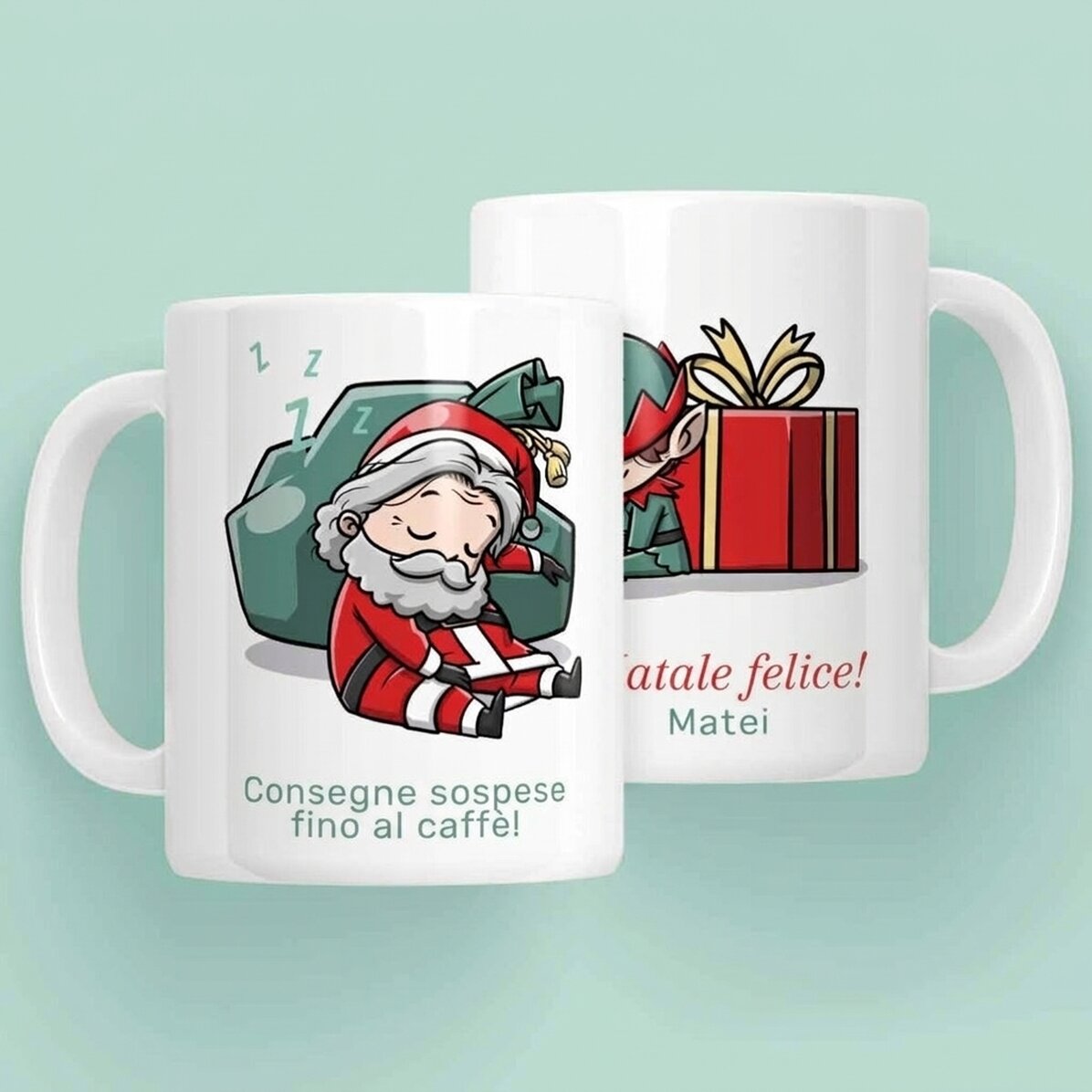 Tazza personalizzata con scritta - Consegne sospese