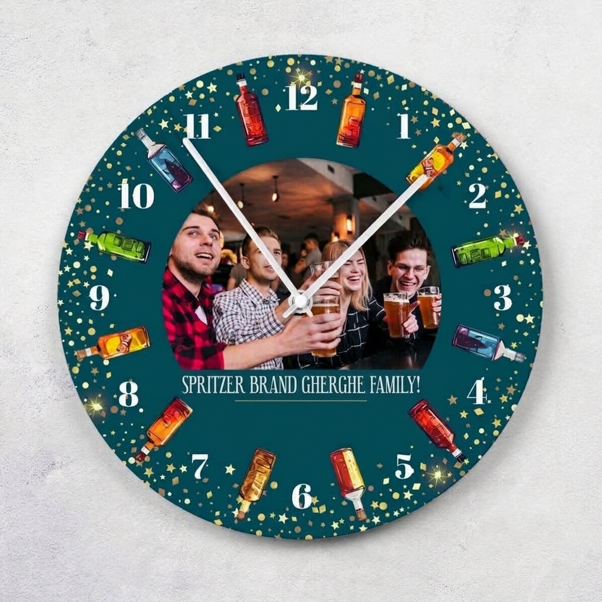 Orologio personalizzato con testo e foto - Ora de sprit