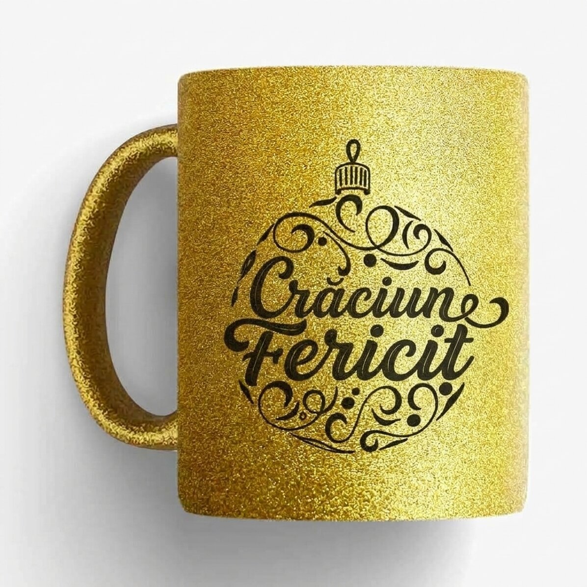 Tazza personalizzata con messaggio - Glob Merry Christmas